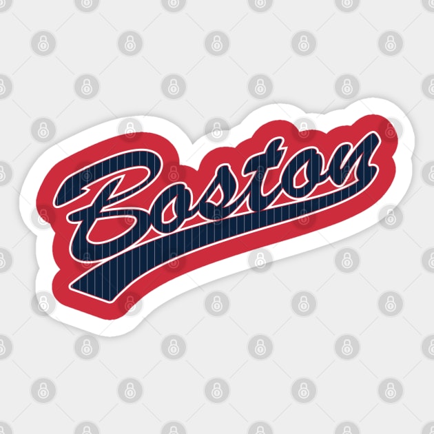 Boston Sticker by Nagorniak